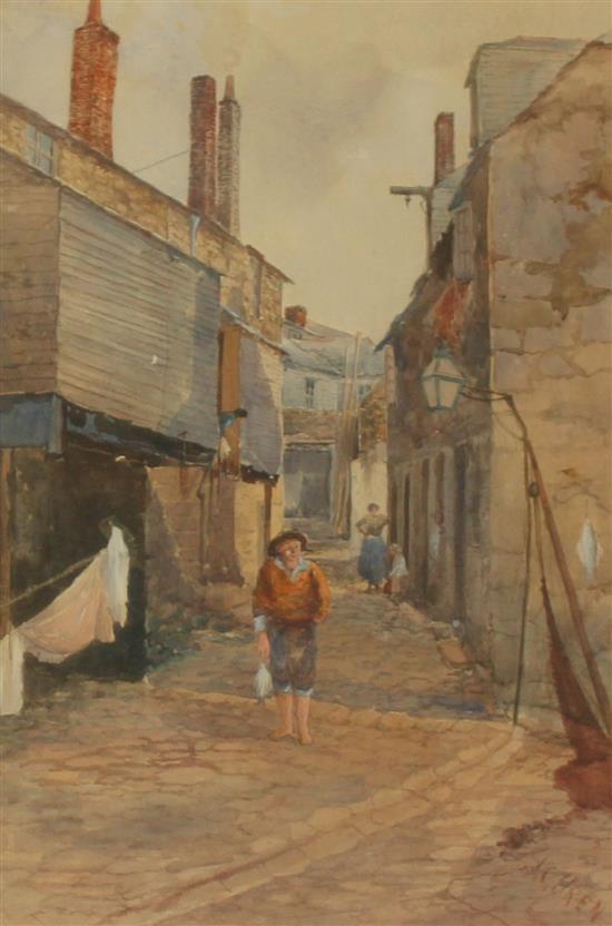 J.C. Uren, watercolour